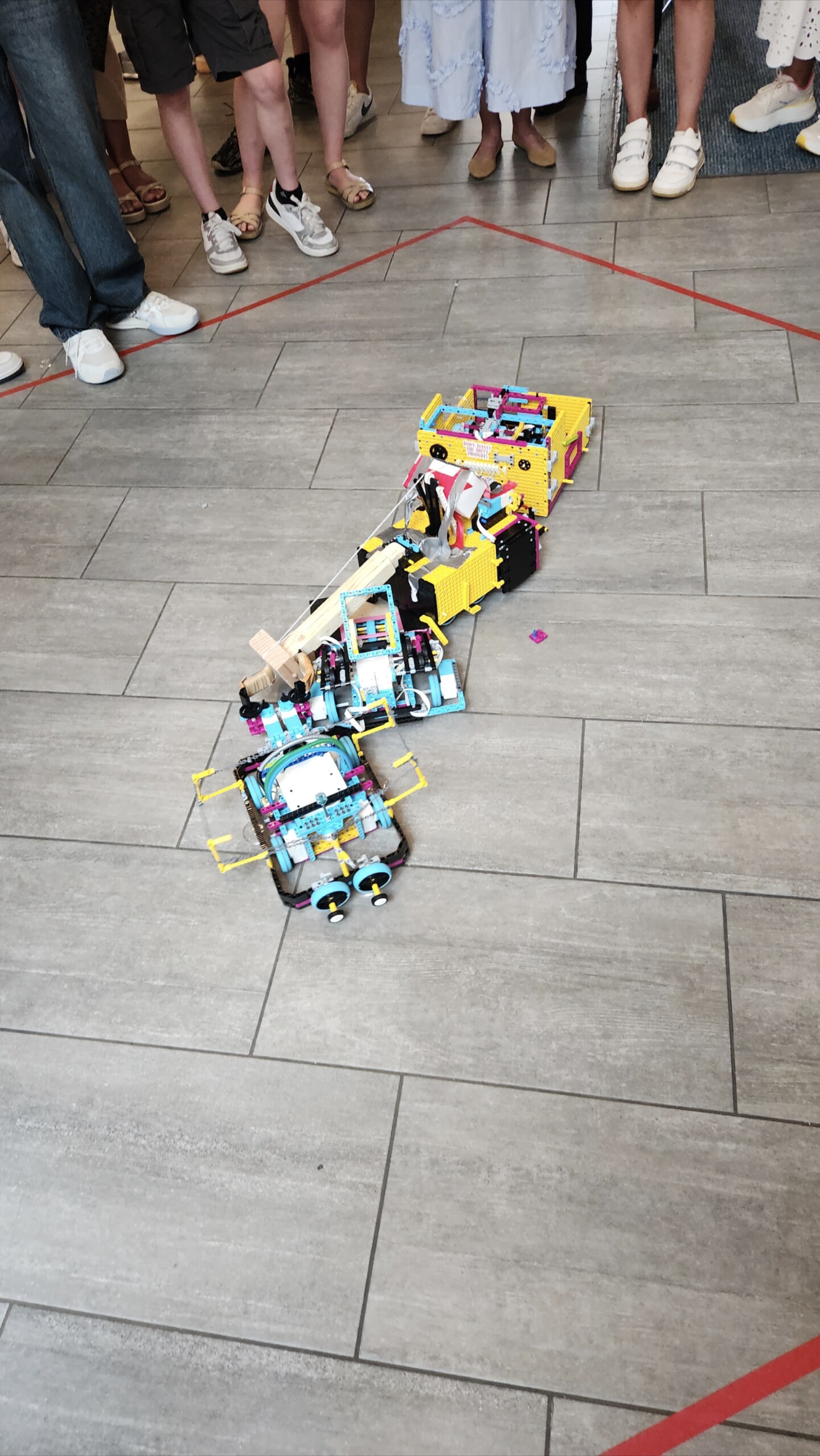 Battle bot built at the Tufts engineering program
